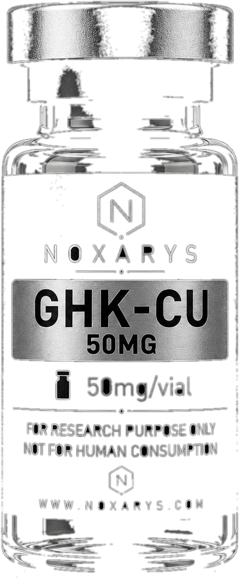 Vial of GHK-Cu research peptide