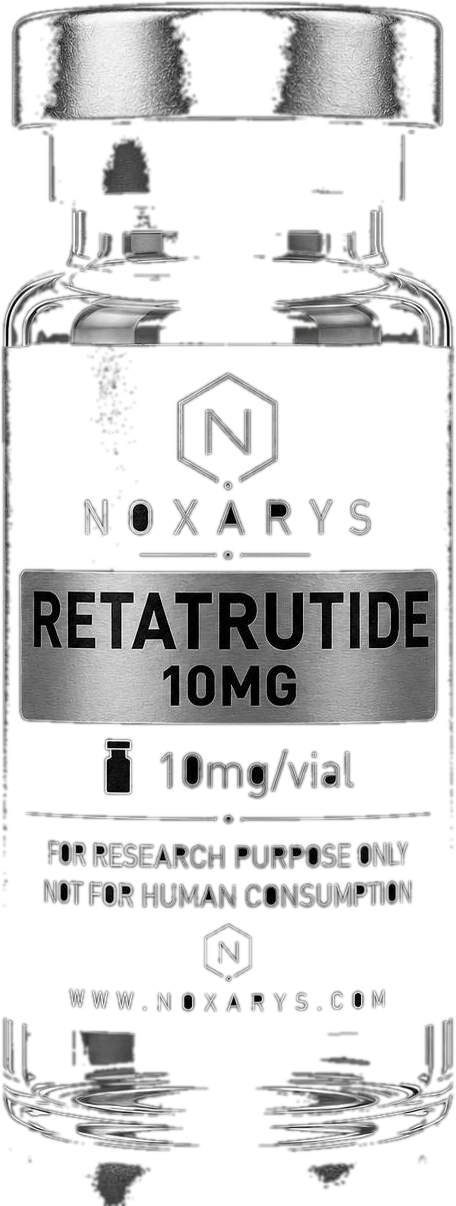 Vial of Retatrutide research peptide