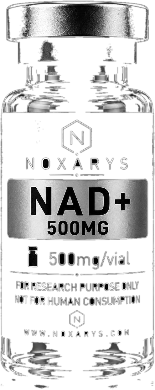 Vial of NAD+ research peptide