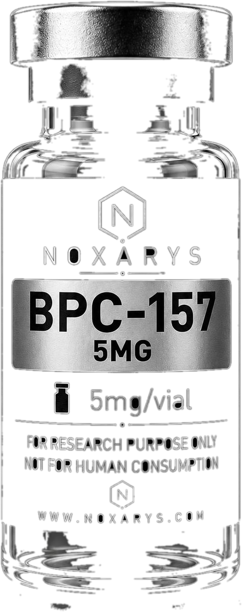 Vial of BPC-157 research peptide