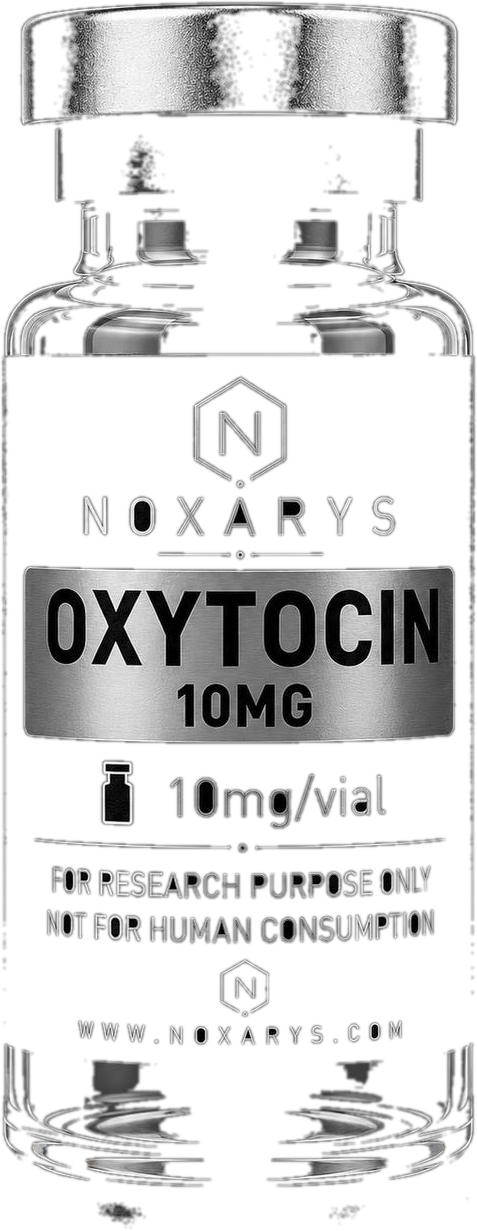 Vial of Oxytocin research peptide